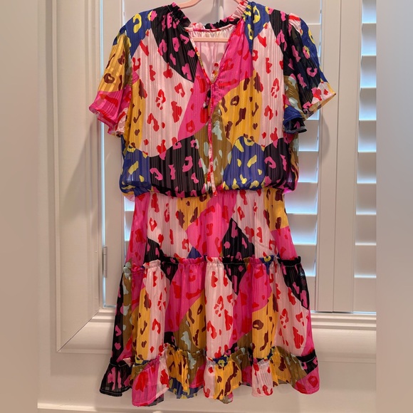 Colorful Patterned Women's Dress Size Large - Picture 3 of 6
